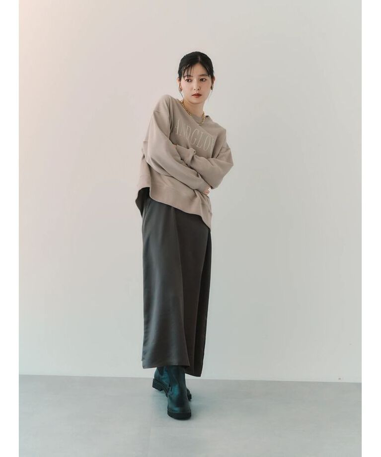 YECCA VECCA「【CLASSY.掲載】2wayサテンキャミワンピース」|ワンピース|