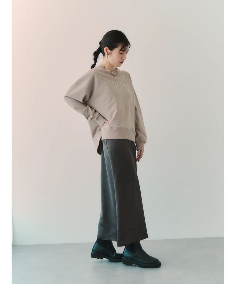 YECCA VECCA「【CLASSY.掲載】2wayサテンキャミワンピース」|ワンピース|