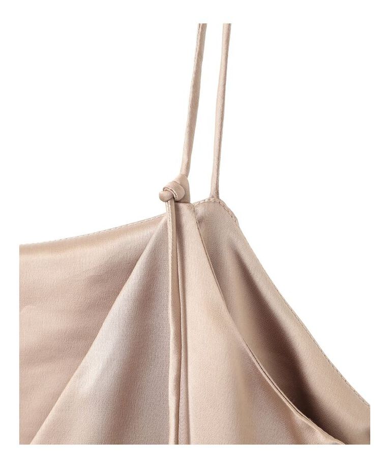 YECCA VECCA「【CLASSY.掲載】2wayサテンキャミワンピース」|ワンピース|