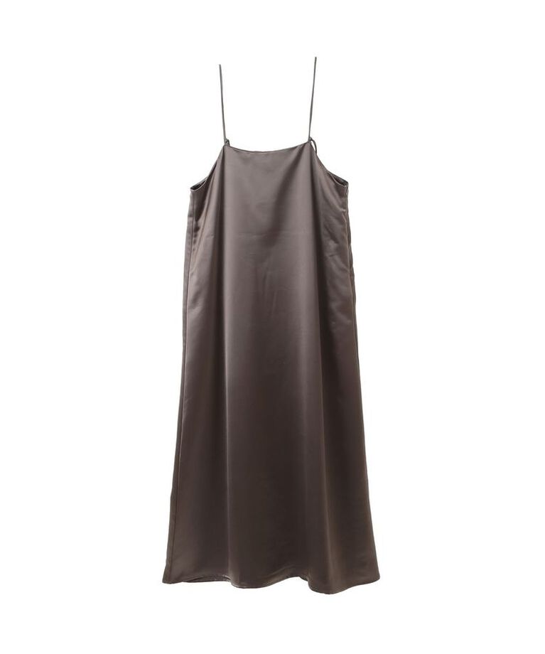 YECCA VECCA「【CLASSY.掲載】2wayサテンキャミワンピース」|ワンピース|