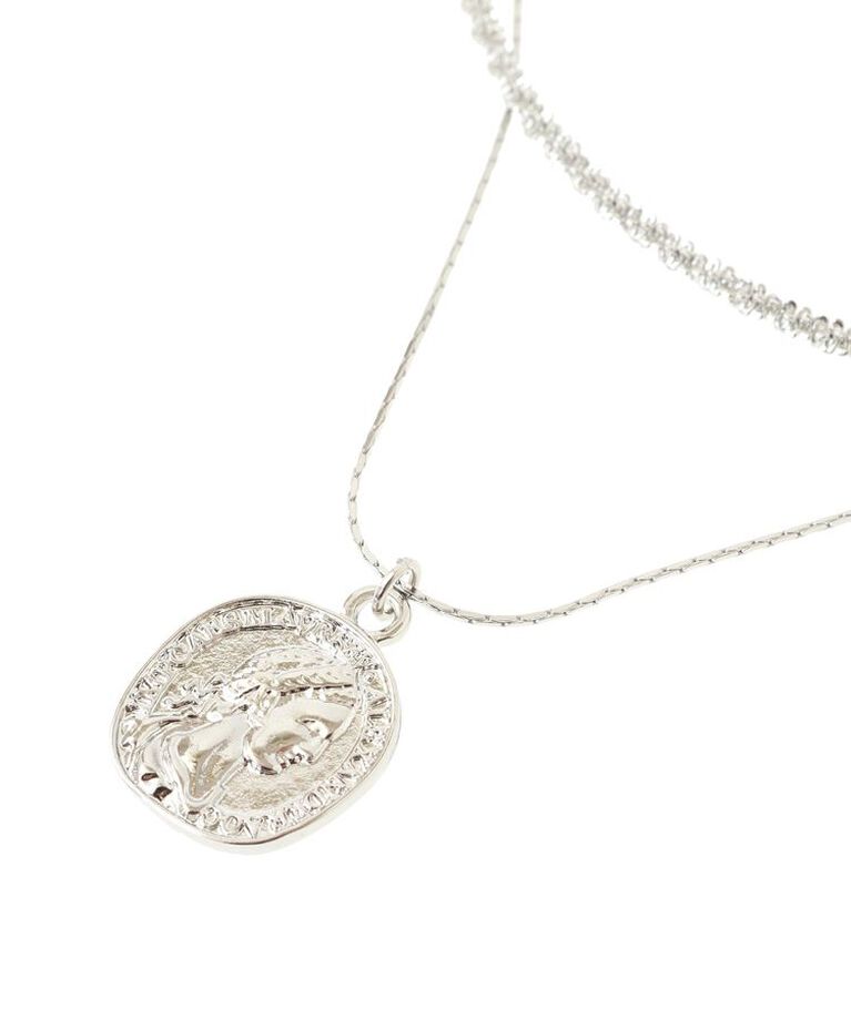YECCA VECCA「モールチェーン×コイン2連ネックレス」|ネックレス|