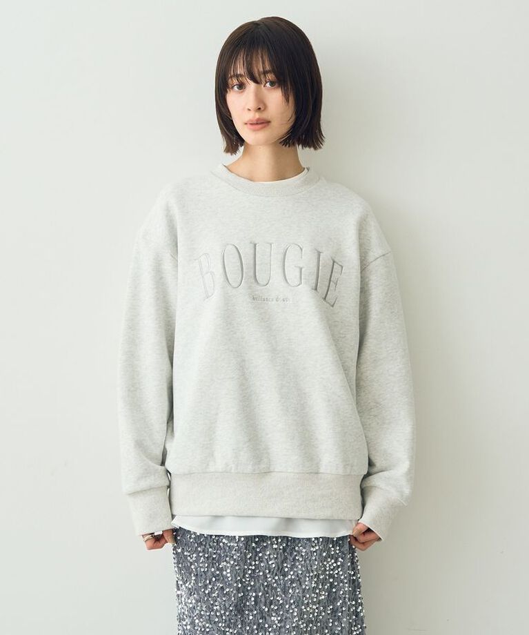 YECCA VECCA「裏起毛刺繍ロゴスウェット」|スウェット・ジャージ|