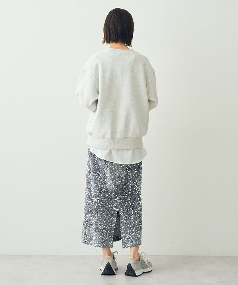 YECCA VECCA「裏起毛刺繍ロゴスウェット」|スウェット・ジャージ|