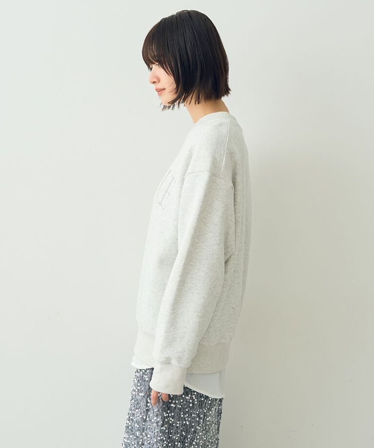 YECCA VECCA「裏起毛刺繍ロゴスウェット」|スウェット・ジャージ|
