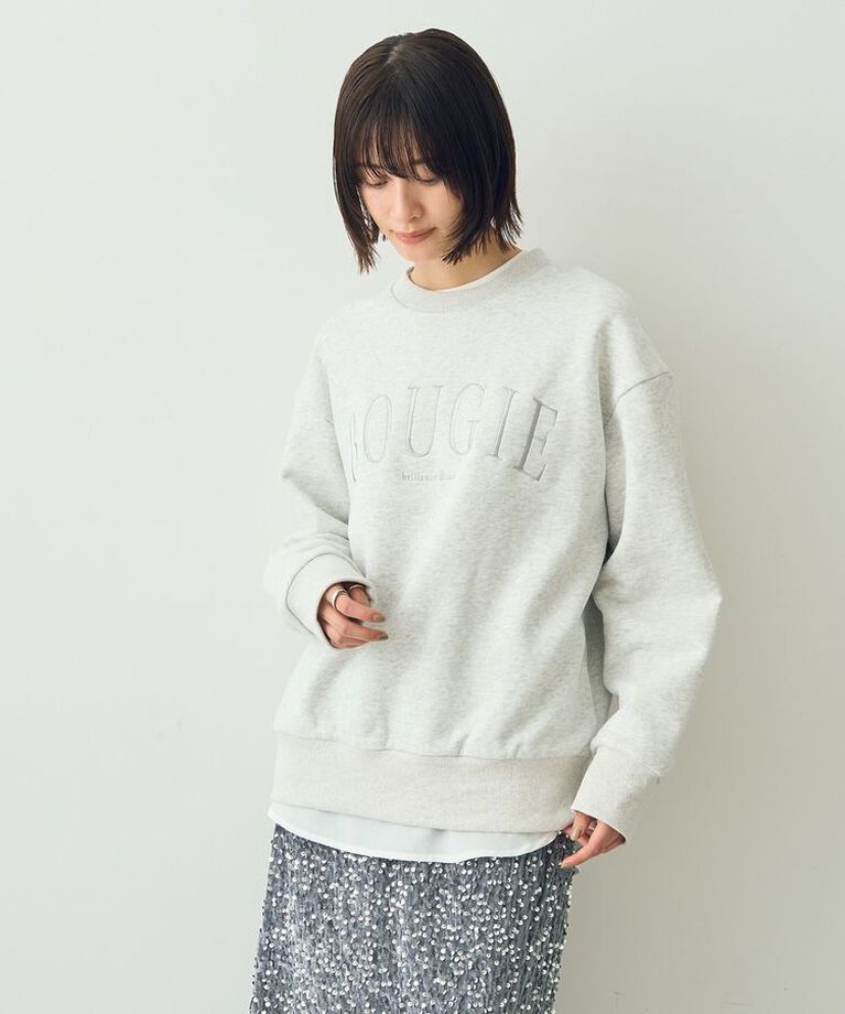 YECCA VECCA「裏起毛刺繍ロゴスウェット」|スウェット・ジャージ|