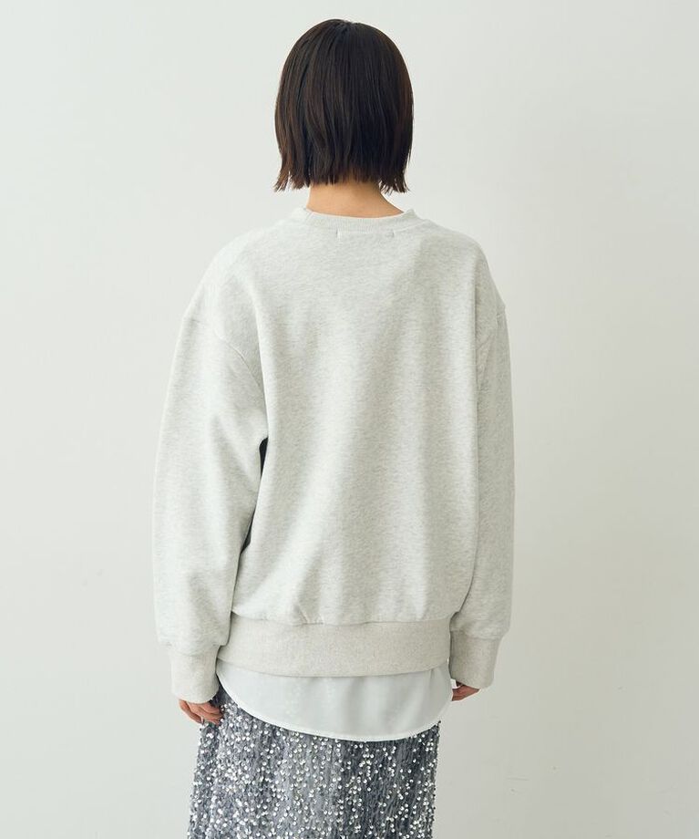 YECCA VECCA「裏起毛刺繍ロゴスウェット」|スウェット・ジャージ|