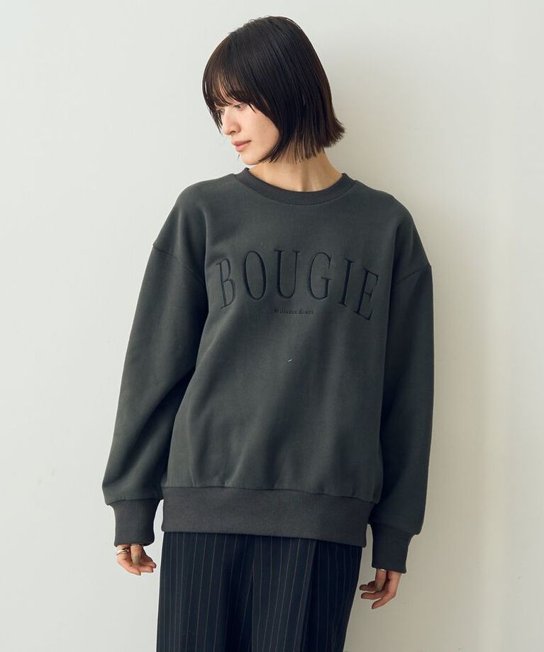 YECCA VECCA「裏起毛刺繍ロゴスウェット」|スウェット・ジャージ|