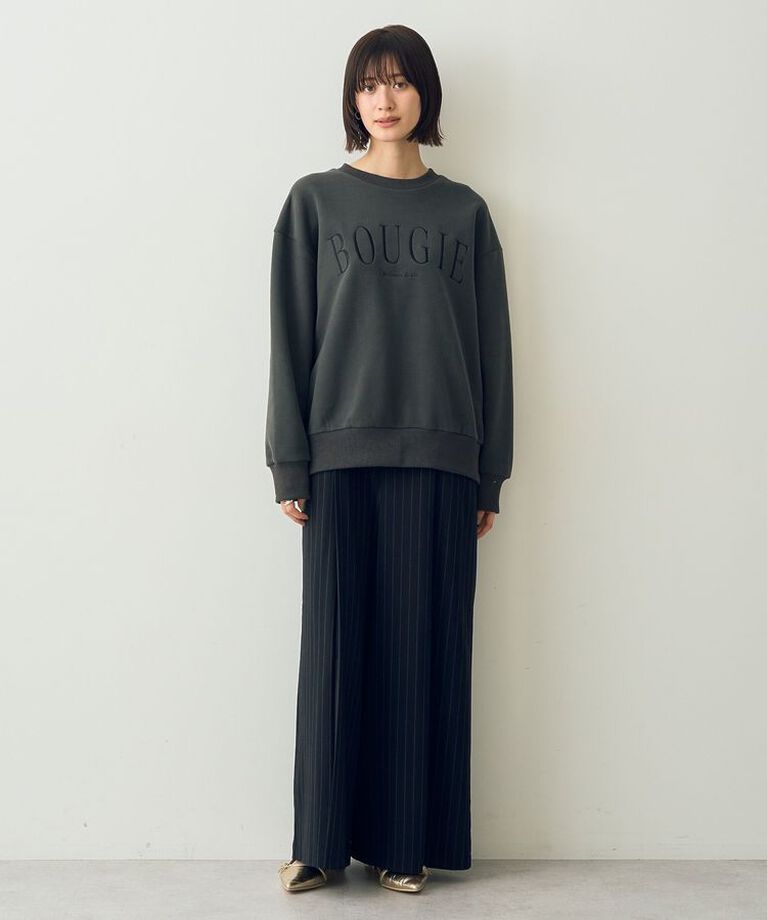 YECCA VECCA「裏起毛刺繍ロゴスウェット」|スウェット・ジャージ|