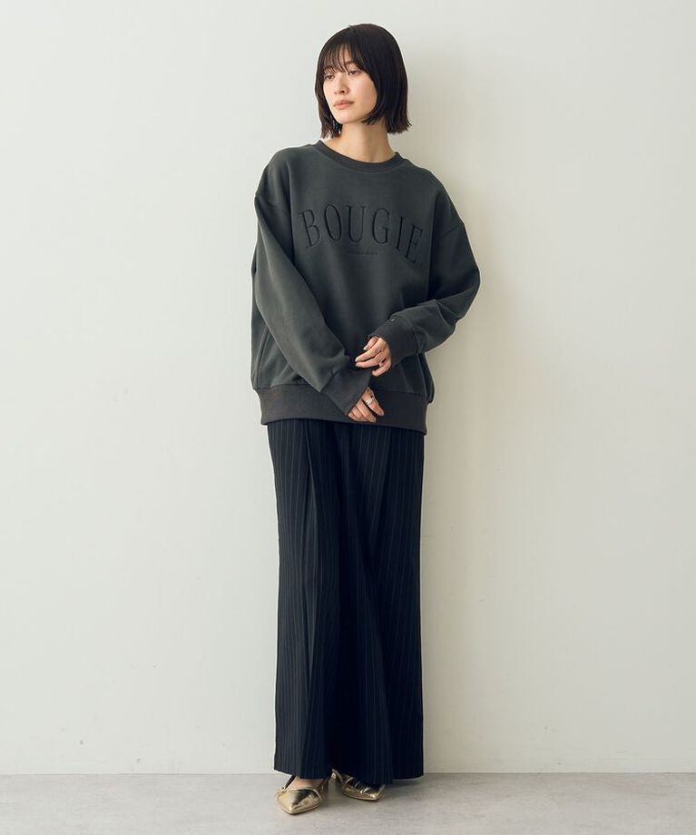 YECCA VECCA「裏起毛刺繍ロゴスウェット」|スウェット・ジャージ|