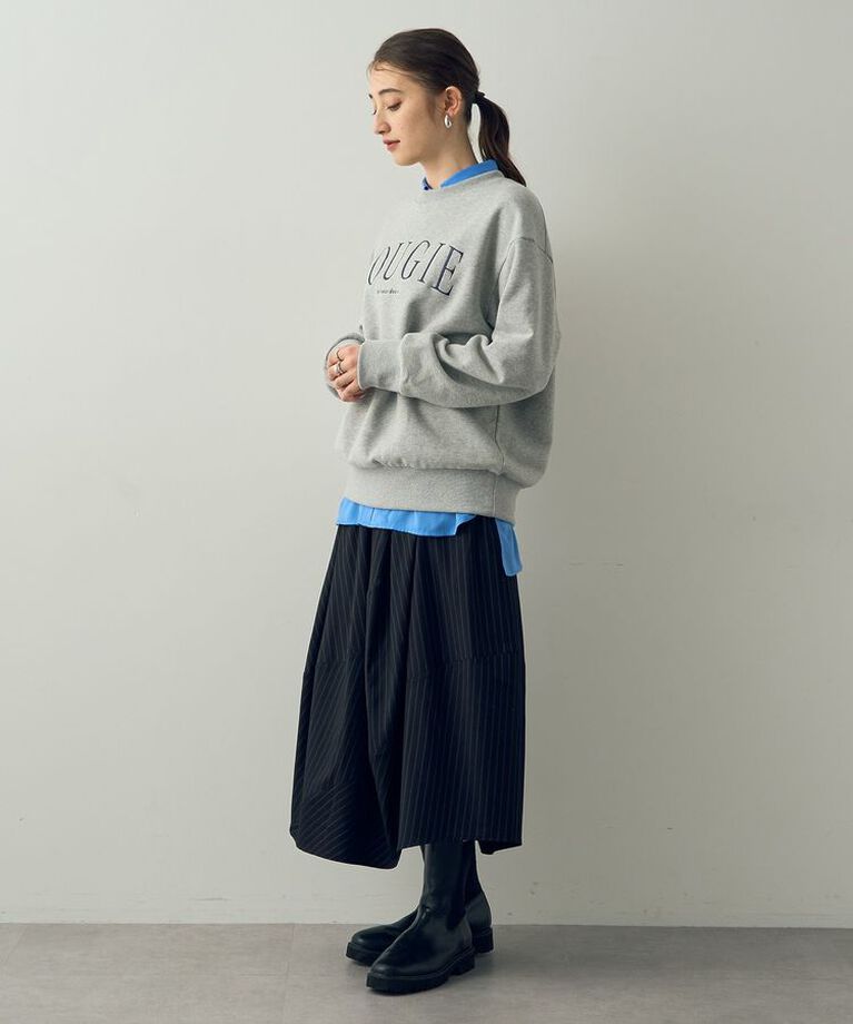 YECCA VECCA「裏起毛刺繍ロゴスウェット」|スウェット・ジャージ|