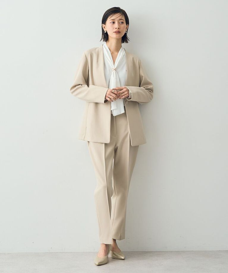 YECCA VECCA「ストレッチピンタックパンツ」|その他|