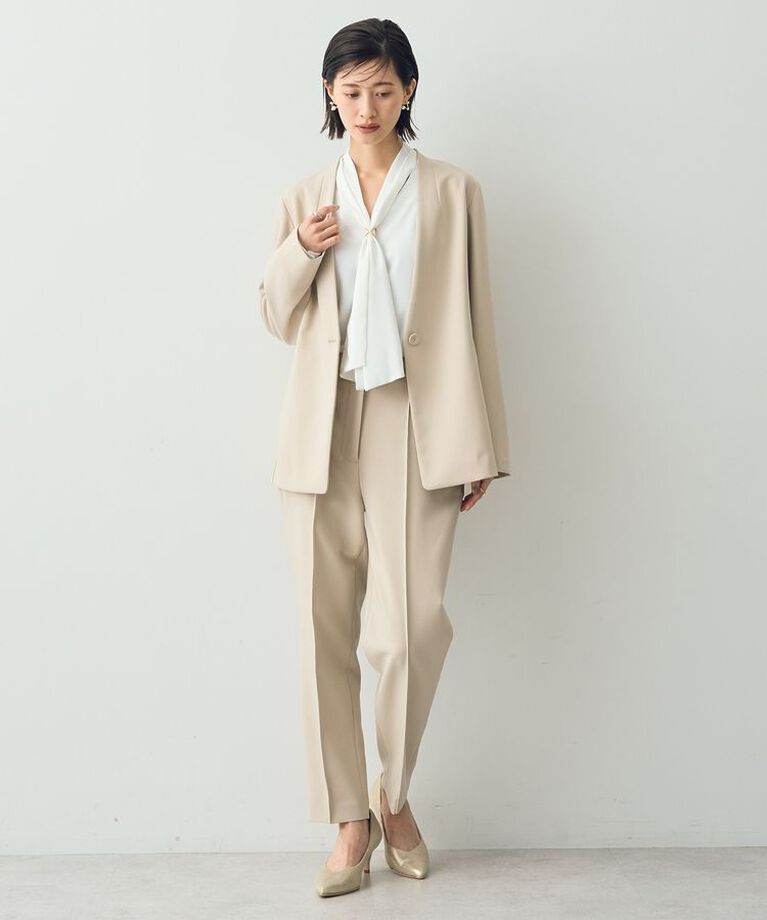 YECCA VECCA「ストレッチピンタックパンツ」|その他|