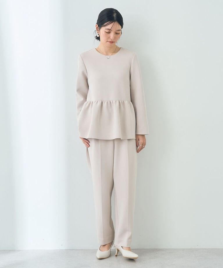 YECCA VECCA「タックテーパードパンツ」|その他|