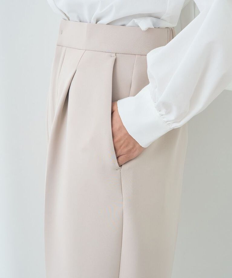 YECCA VECCA「タックテーパードパンツ」|その他|