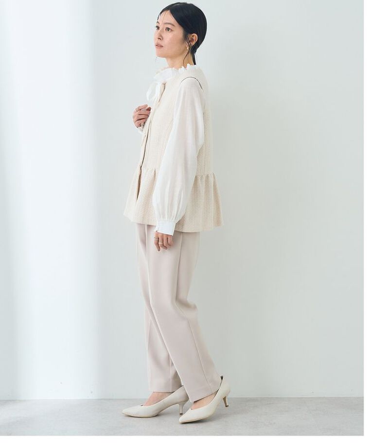 YECCA VECCA「タックテーパードパンツ」|その他|