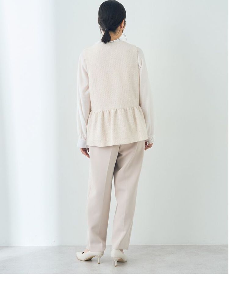 YECCA VECCA「タックテーパードパンツ」|その他|