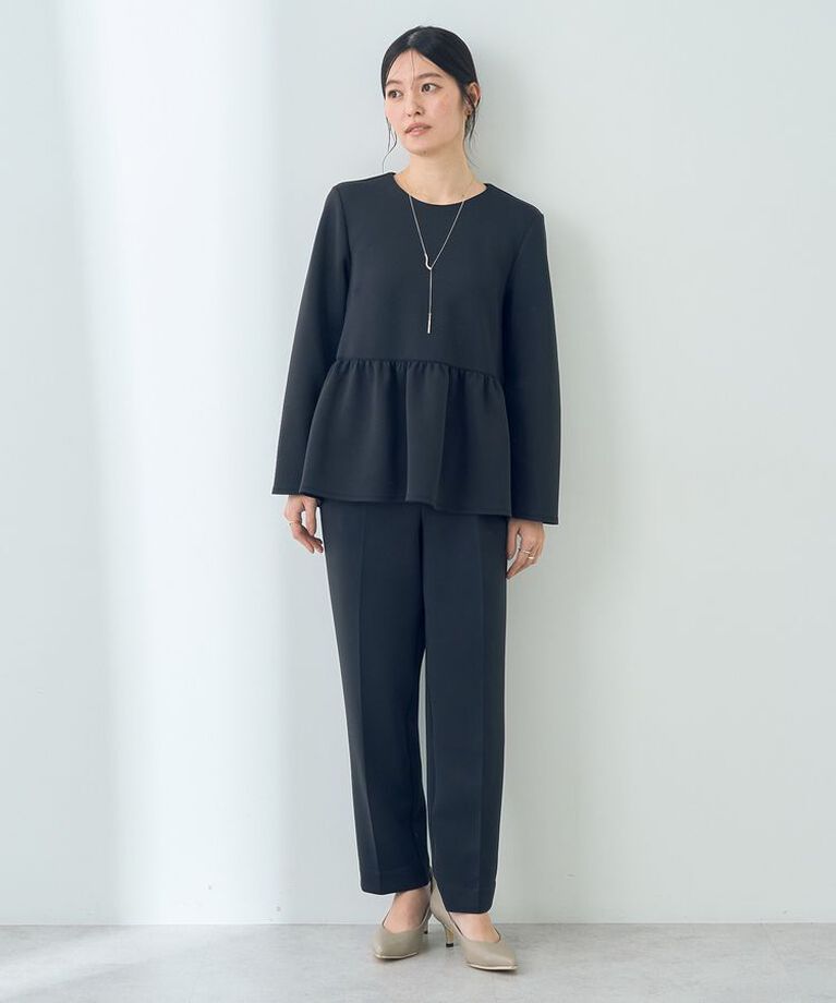 YECCA VECCA「タックテーパードパンツ」|その他|