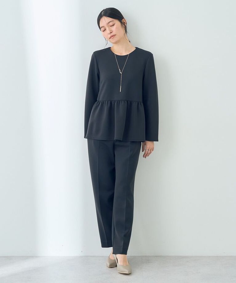YECCA VECCA「タックテーパードパンツ」|その他|
