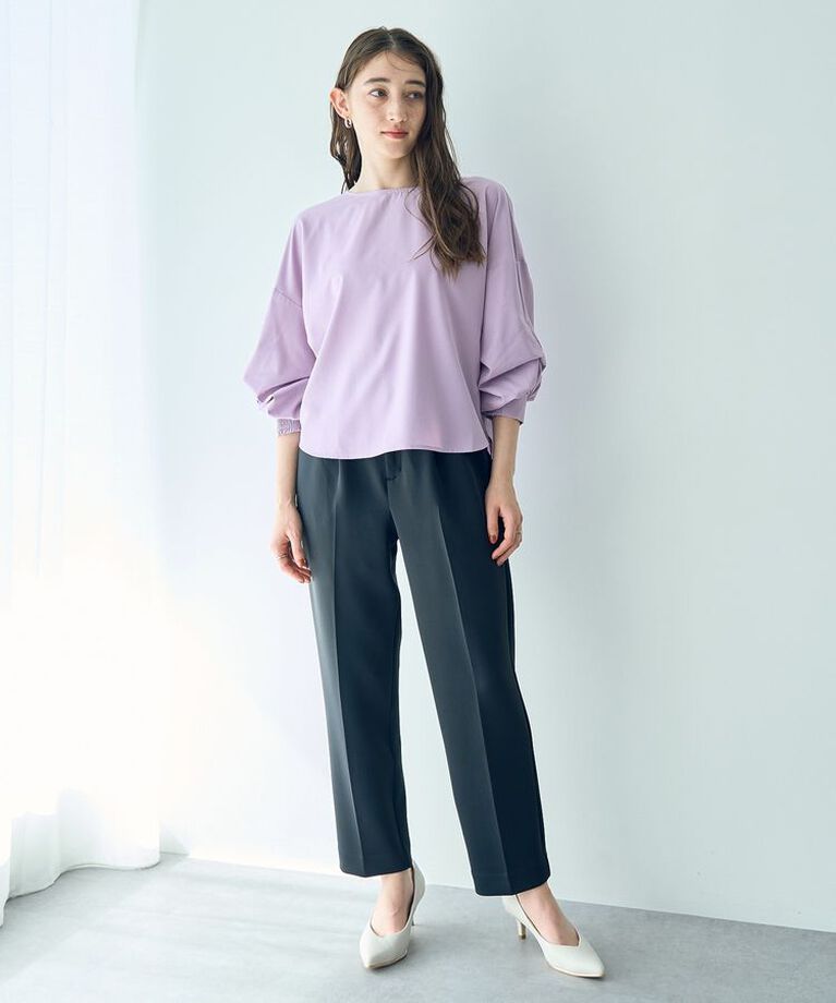 YECCA VECCA「タックテーパードパンツ」|その他|
