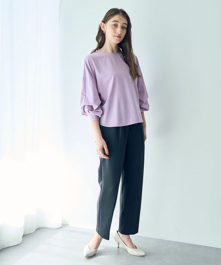 YECCA VECCA「タックテーパードパンツ」|その他|