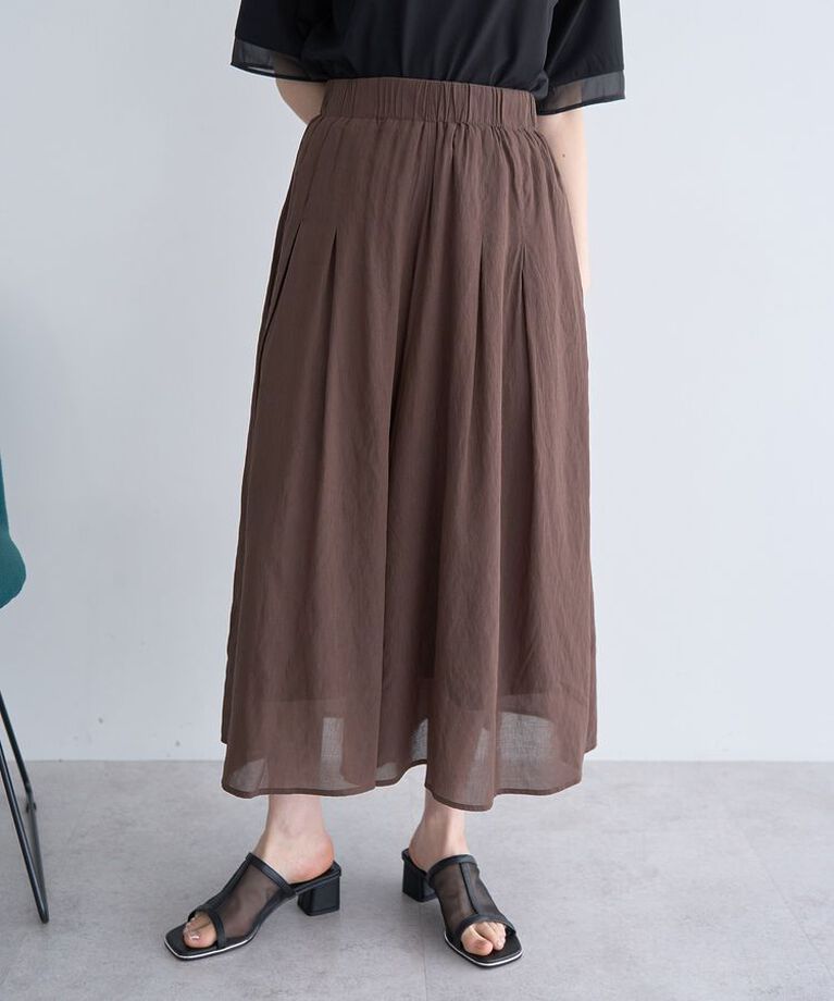 YECCA VECCA「ボリュームタックワイドパンツ」|その他|