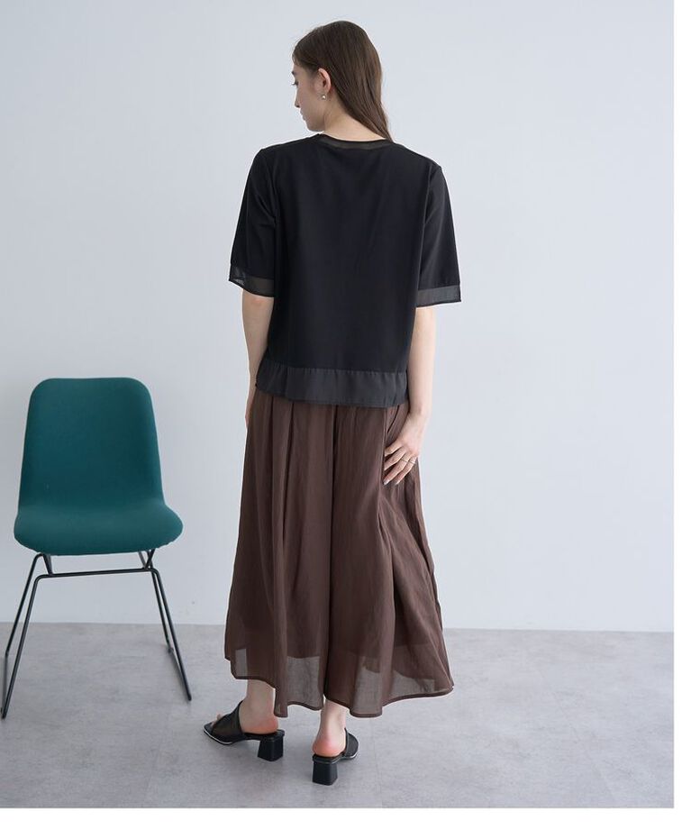 YECCA VECCA「ボリュームタックワイドパンツ」|その他|