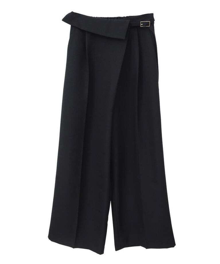 YECCA VECCA「ラペルデザインワイドパンツ」|その他|