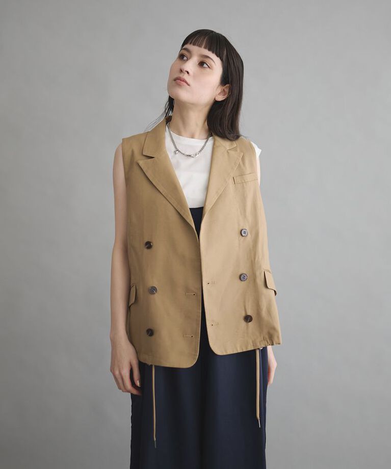 GARAGE OF GOOD CLOTHING「ドロストダブルベスト」|ベスト・ジレ|
