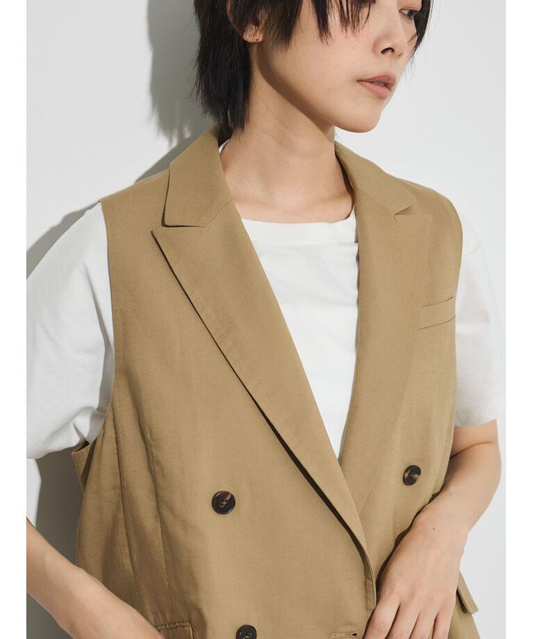 GARAGE OF GOOD CLOTHING「ドロストダブルベスト」|ベスト・ジレ|