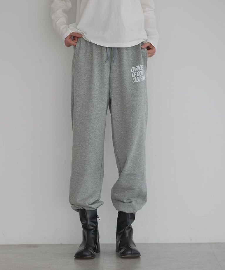 GARAGE OF GOOD CLOTHING「【ONKUL掲載】ワンポイントロゴスウェットパンツ/24AW」|その他|Light Gray Mixture
