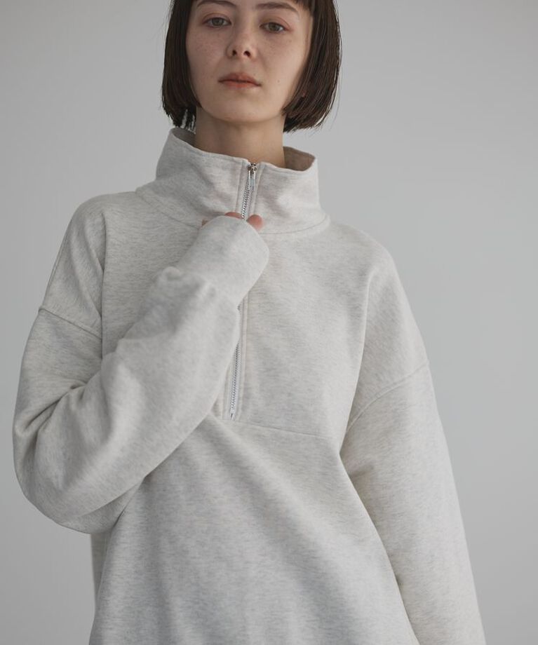 GARAGE OF GOOD CLOTHING「ハーフZIP付きプルオーバー」|スウェット・ジャージ|Oatmeal