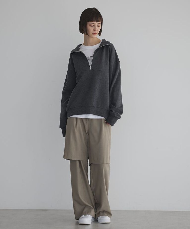 GARAGE OF GOOD CLOTHING「ハーフZIP付きプルオーバー」|スウェット・ジャージ|