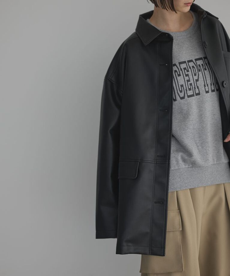 GARAGE OF GOOD CLOTHING「合皮ジャケット」|テーラードジャケット|