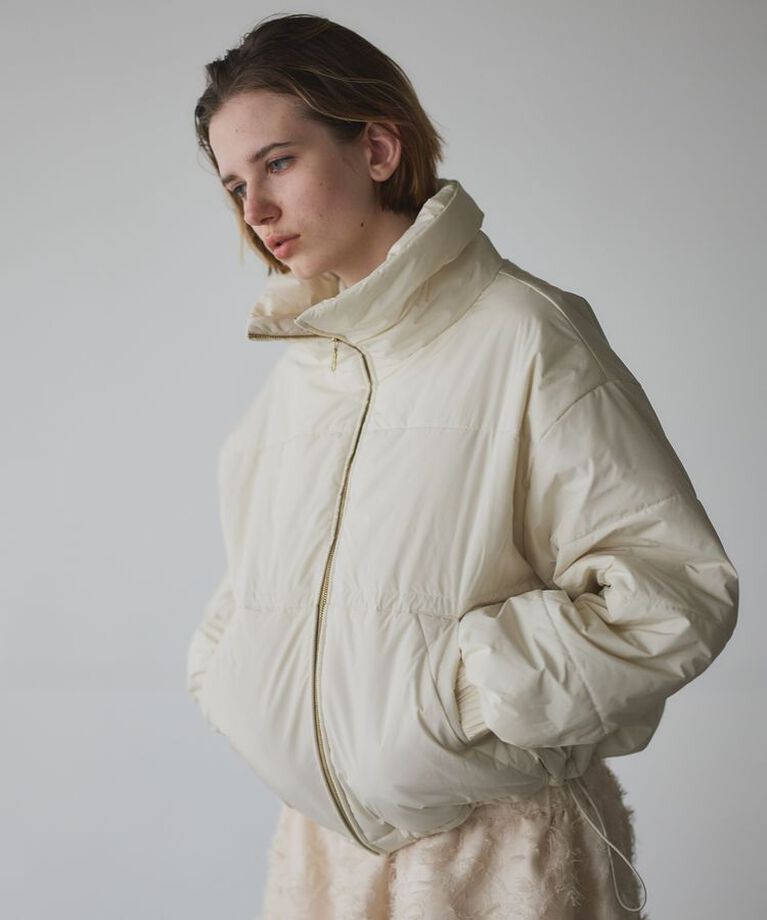 GARAGE OF GOOD CLOTHING「ビッグカラードロスト中綿ブルゾン」|ブルゾン・スタジャン|Ivory