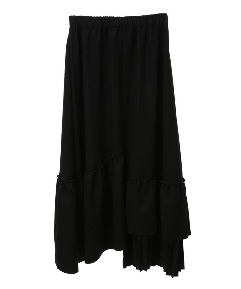 GARAGE OF GOOD CLOTHING「シフトヘムロングスカート」|フレア|