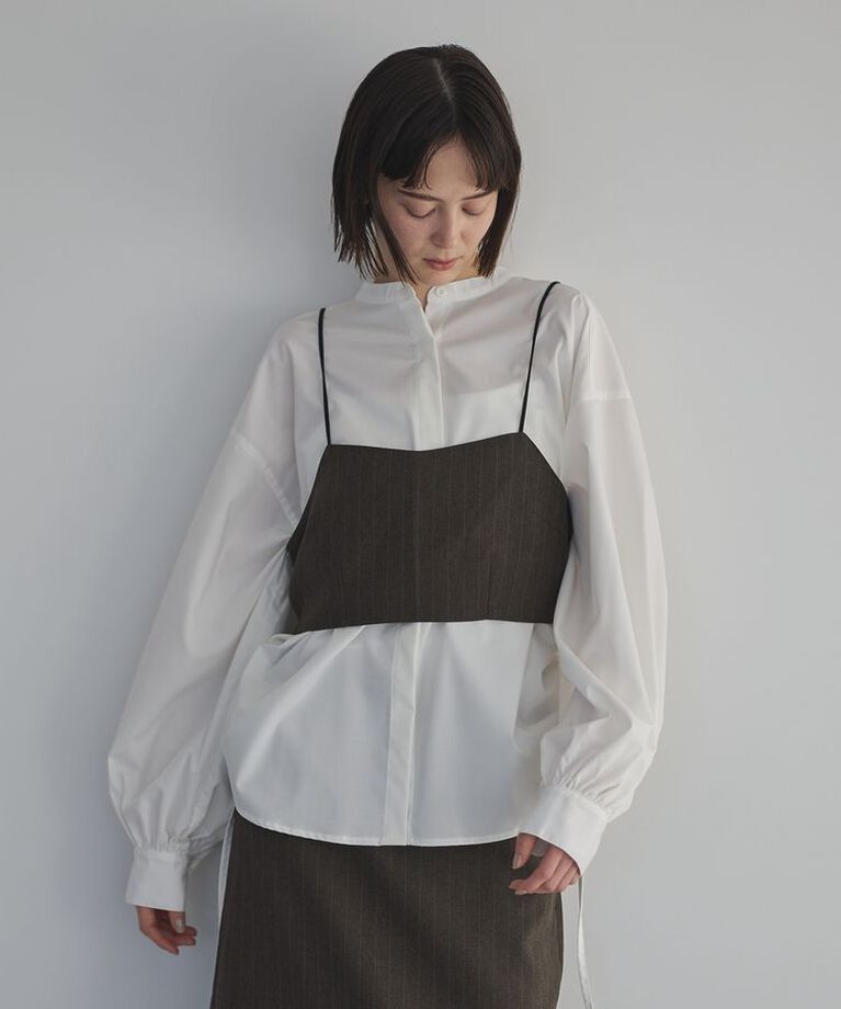GARAGE OF GOOD CLOTHING「ストライプビスチェ」|ベスト・ジレ|