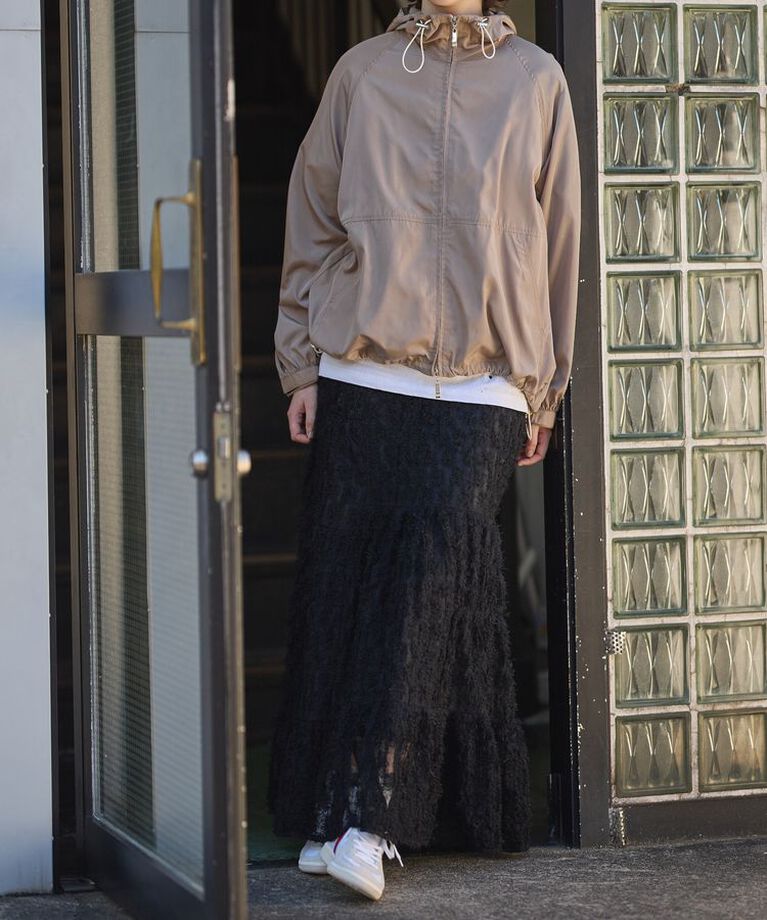 GARAGE OF GOOD CLOTHING「チュールティアードスカート」|フレア|