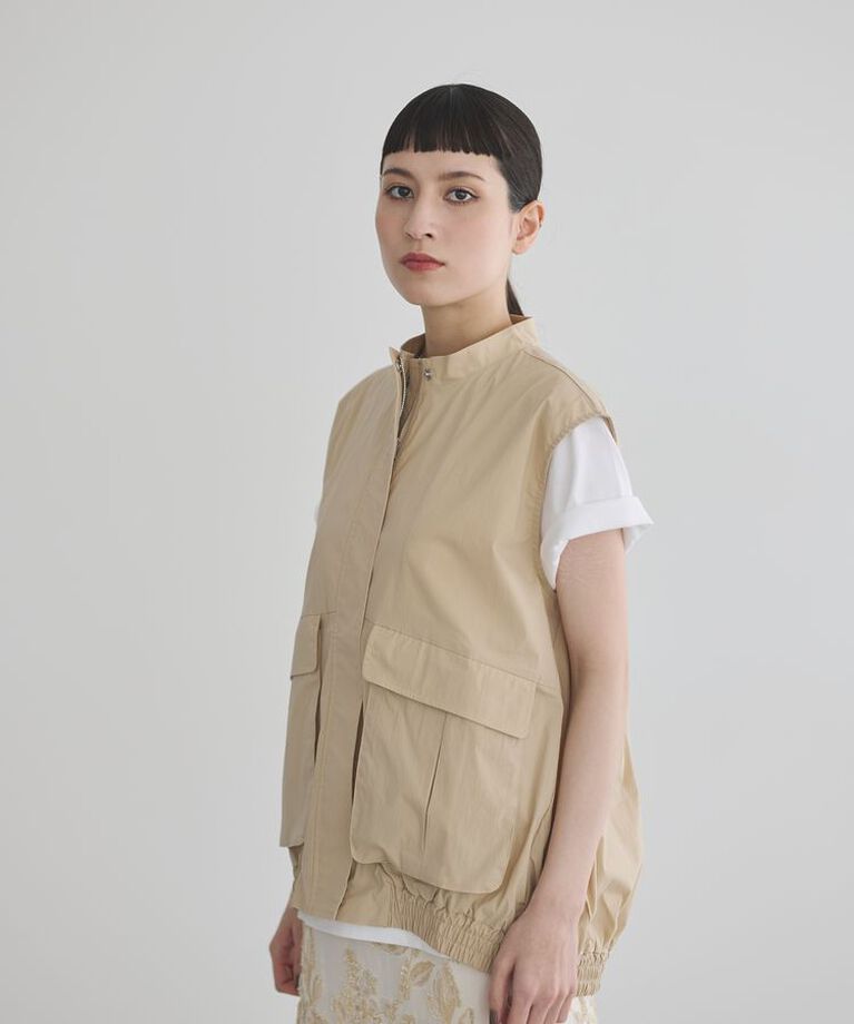 GARAGE OF GOOD CLOTHING「綿ナイロンミリタリーベスト」|ベスト・ジレ|