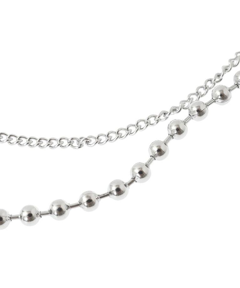 GARAGE OF GOOD CLOTHING「STAINLESS２連ボールチェーンネックレス」|ネックレス|