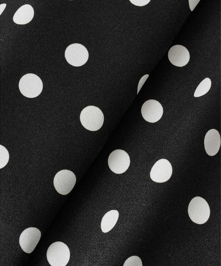 LOULOU WILLOUGHBY「【LOULOU WILLOUGHBY】サテンドットノースリーブワンピース」|ワンピース|