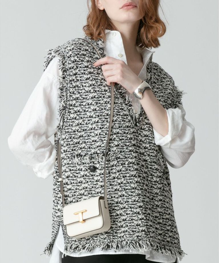allureville「【JOY GRYSON(ジョイ グライソン) 】 TRIBECA MICRO CROSSBODY」|ショルダー・メッセンジャー|オフホワイト