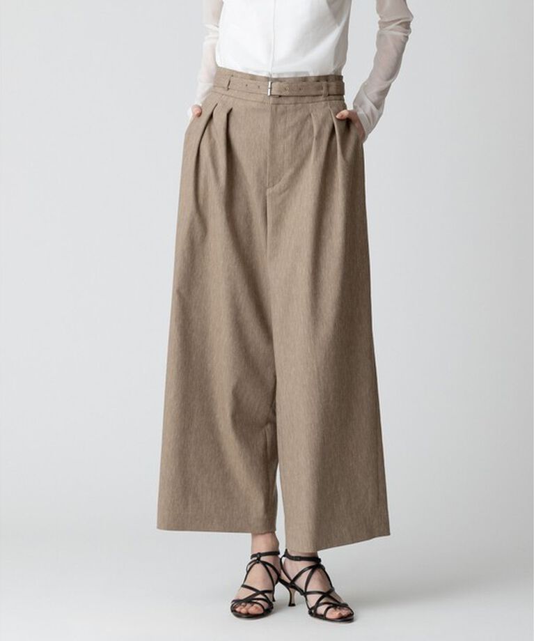 allureville「【セットアップ対応可能】リネンツイルアンクルタックパンツ」|その他|