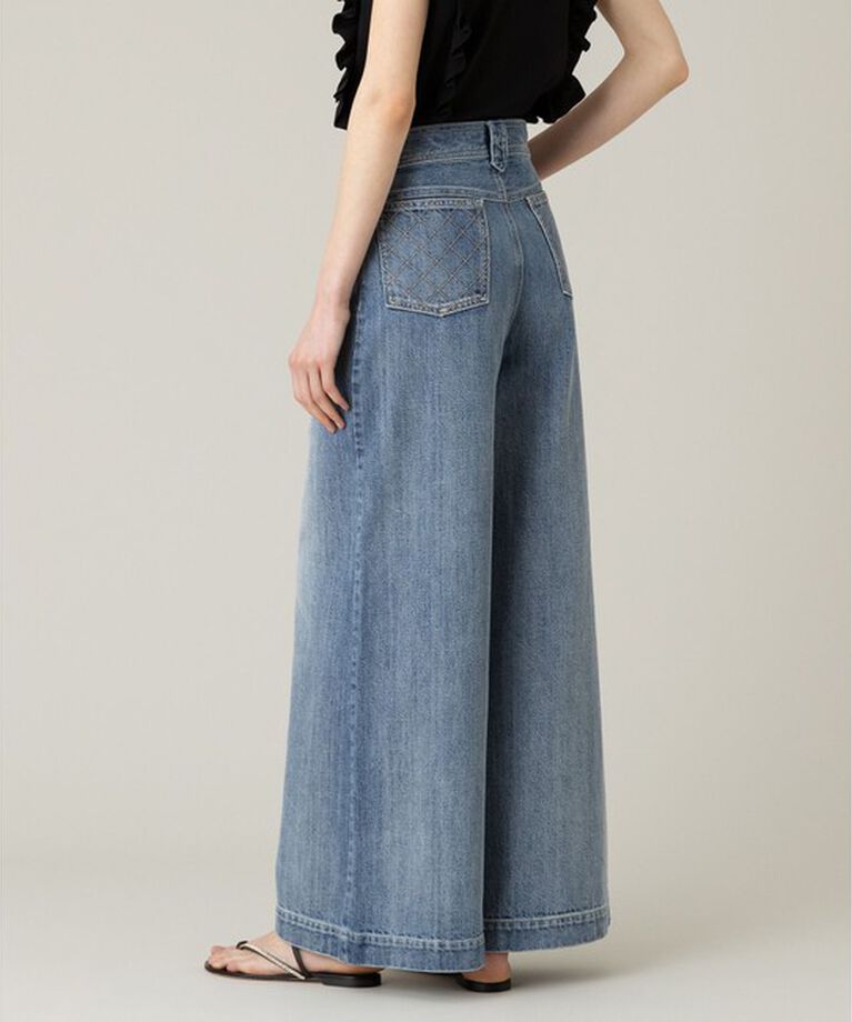 LOULOU WILLOUGHBY「【LOULOU WILLOUGHBY】デニムバギーパンツ」|デニム|