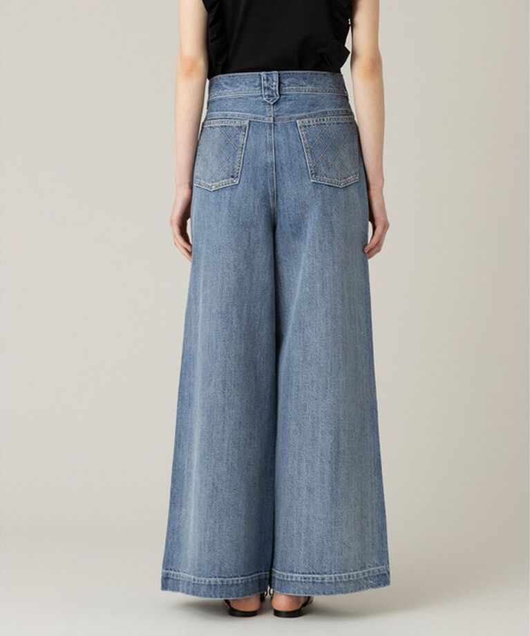 LOULOU WILLOUGHBY「【LOULOU WILLOUGHBY】デニムバギーパンツ」|デニム|