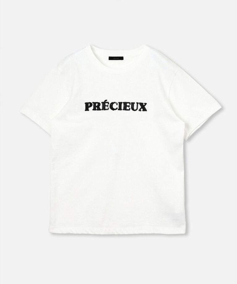 allureville「スパンコールロゴTEE」|Tシャツ・カットソー|