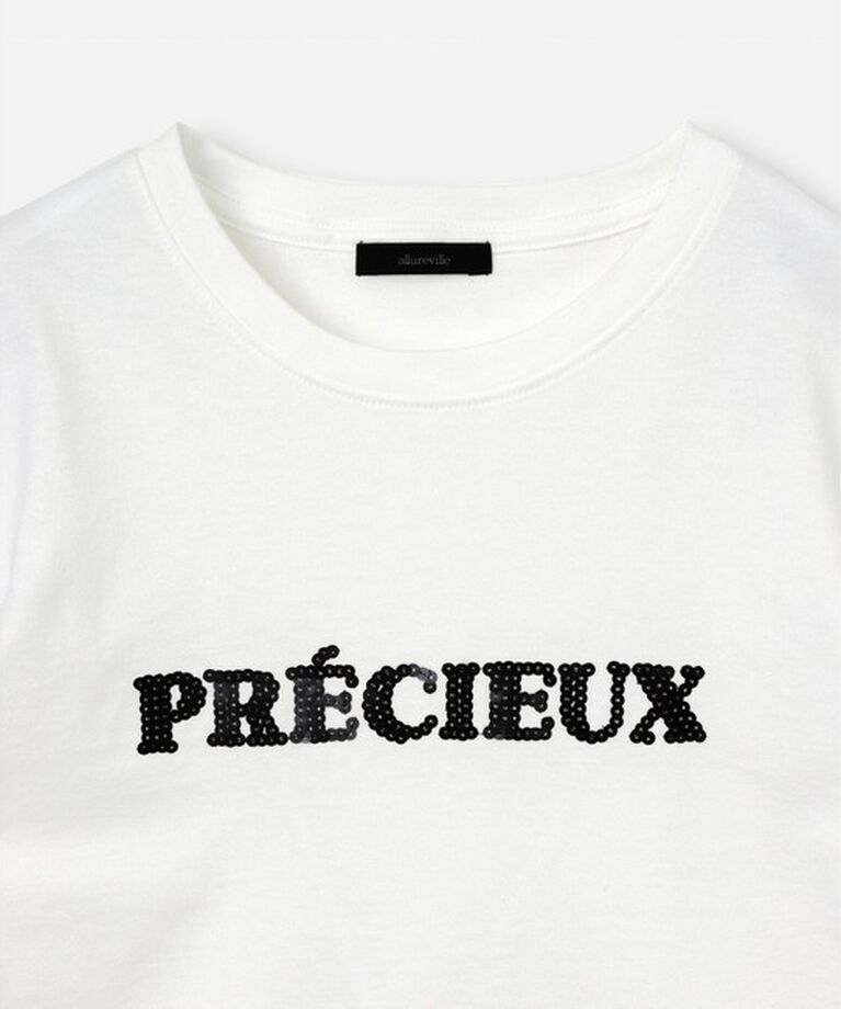 allureville「スパンコールロゴTEE」|Tシャツ・カットソー|
