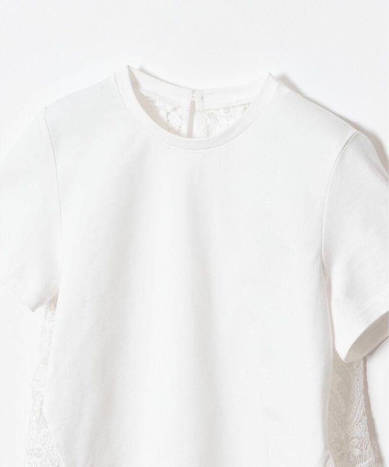 LOULOU WILLOUGHBY「【LOULOU WILLOUGHBY】レースドッキングプルオーバー」|Tシャツ・カットソー|