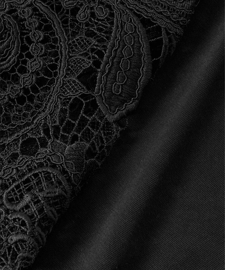 LOULOU WILLOUGHBY「【LOULOU WILLOUGHBY】レースドッキングプルオーバー」|Tシャツ・カットソー|