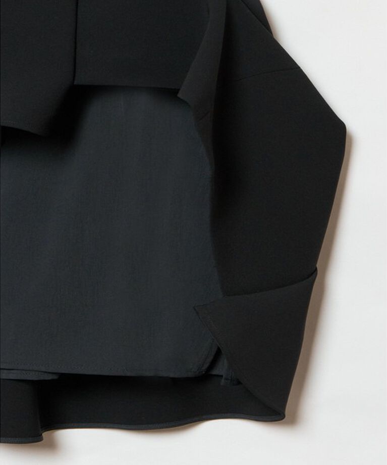LOULOU WILLOUGHBY「【LOULOU WILLOUGHBY】アシメドレープミニワンピース」|ワンピース|