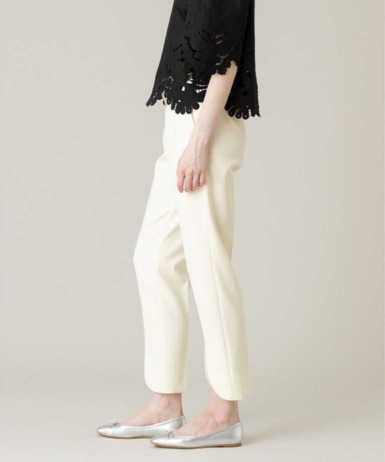 LOULOU WILLOUGHBY「【LOULOU WILLOUGHBY】ダブルクロススリットテーパード」|チノ|